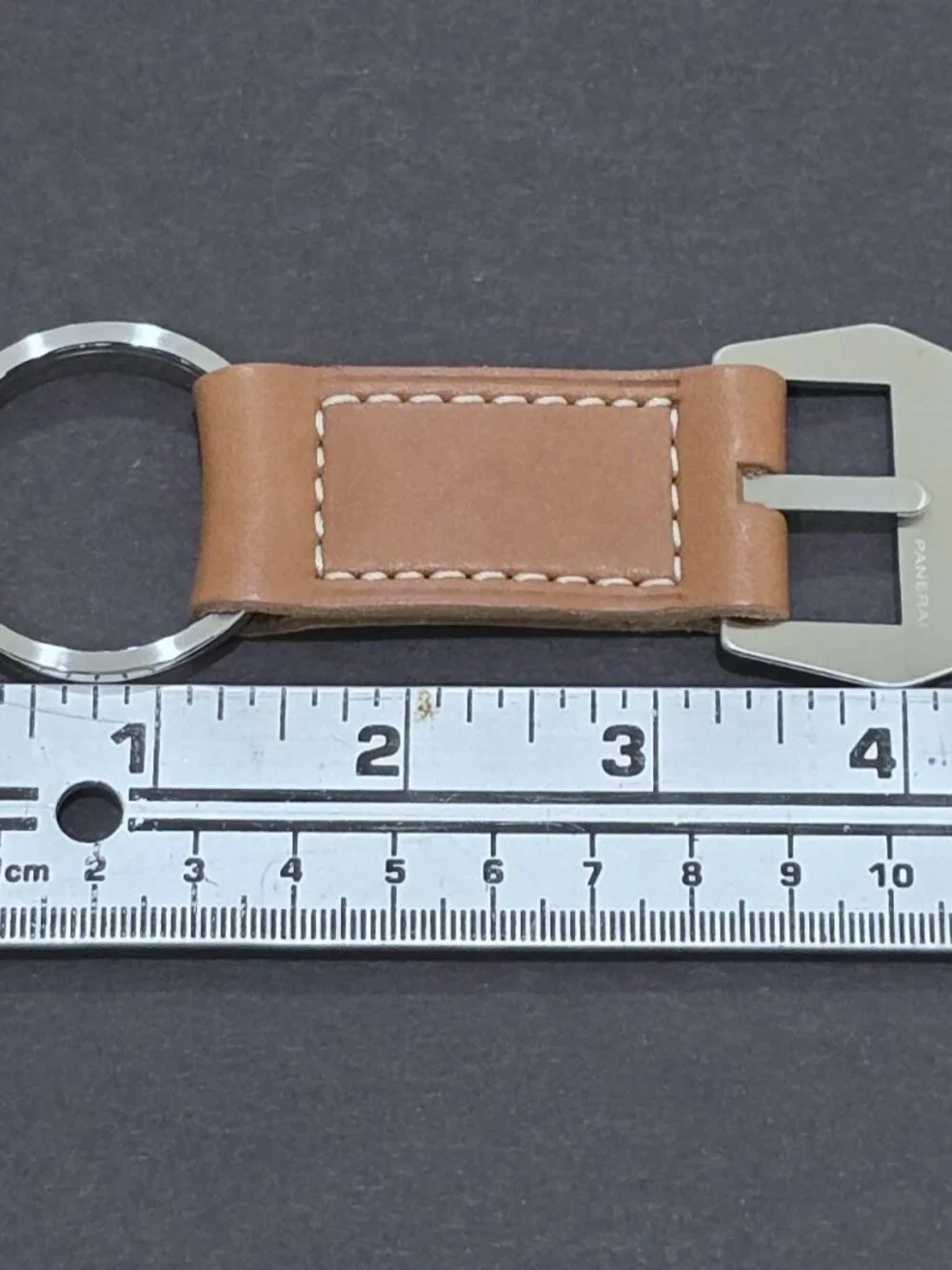 Panerai Leather Keychain - Brown